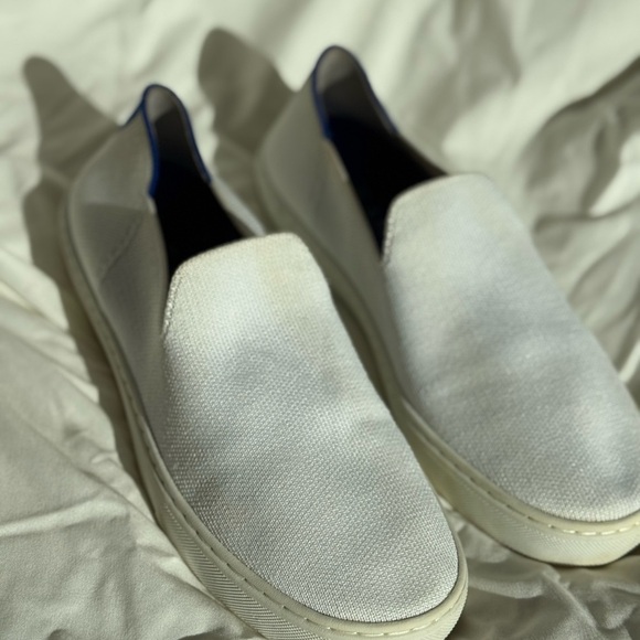 Rothy\'s The Original Slip On Sneaker Womens Size 7.5 White Casual Knit Shoes main image 11